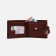 Male purse on a magnet, department for bills, for maps, brown color