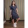 Women's dress, size 46, gray color