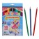 Pencils 18 flowers "princess", wooden building, triangular