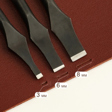 A set of skin carriers 11.4 cm, 3 pcs, black color-4