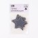 Reflective thermonacleka "Zvezda", 6.5 × 6.5 cm, color gray color