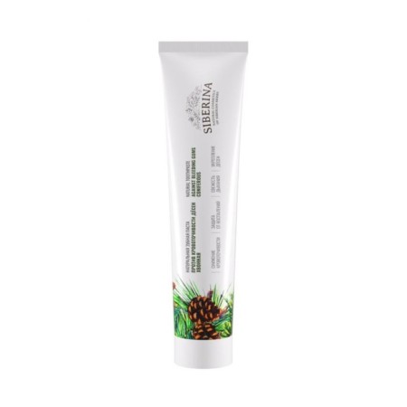 Natural toothpaste against the bleeding of the gum "coniferous", 75 ml