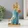 Souvenir Polystone "Tender Meeting" of the White and Blue 6x8x19.5 cm