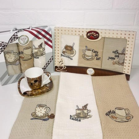 COMPUTE COMPENTS "Coffee", size 40x60 cm - 3 pcs-5