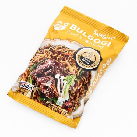 Ramen Ramen's quick -made noodles of Bulgogi with beef flavor, 80 g