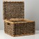 Wicker basket, 40x32x15 cm, seaweed, reeds