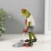 Souvenir Polystone Lak "Frog with a mop" 13x7.5x14 cm