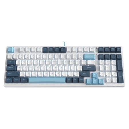 Keyboard A4Tech FS300 Mechanical White/Blue USB For Gamer LED (FS300 Panda SNO 106853-6
