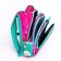 Baby backpack on lightning, pink color