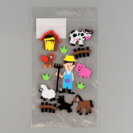 A set of stickers from EVA "Farm", 13 pcs.-3
