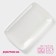 Porcelain rectangular White Label, 20 × 12.5 cm, white color