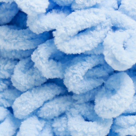 Yarn "Puffy Fine" 100% micropoliester 14.5m/100g (218 blue)-2