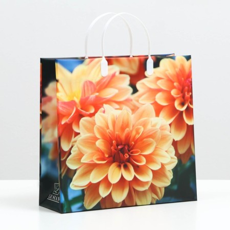 Package "Orange Chrysanthemum", soft plastic, 29 x 30 cm, 100 μm