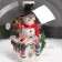 LED figure “Shard with a snowman” 21.5 × 26.5 × 21.5 cm, plastic, AAX3 batteries (not in the kit), USB, white glow