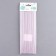 Tubes for the “sparkle” cocktail, in the set 12 pcs., Pink color