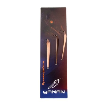Vertical spin "Yaman" catchy, size 45 mm, 3 g, color copper-4