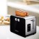 Toster KitFort KT-4094, 870 W, 6 fry modes, 2 toasts, silver-black