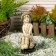 Garden lamp on the solar battery "Girl", 47 cm, 1 LED, glow warm white