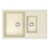 Kitchen is a kitchen from Zett Lab stone. 210/q2, 775x500x218 mm, matte, mortise, beige