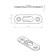 Furniture suspension, 48 mm, zinc coating
