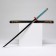 Souvenir weapon "Katana Nobu" 102 cm, black with a blue handle, polystyrene foam
