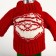 Clothing for a bottle "Slow Claus sweater"