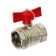 Ball crane "STM" Optima, internal/internal thread 1 ", butterfly