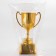 Cup 094, award figure, gold, plastic stand, 19.2 x 11.5 x 8 cm.