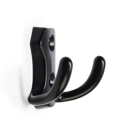 Hook furniture tundra TKD007, two -rod, black color