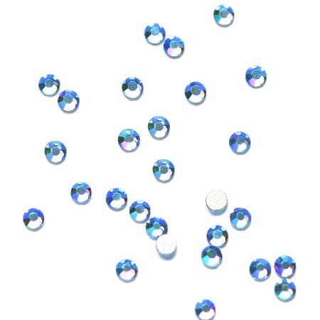 Rhinestones holographic TNL, No. 6 "Topaz", 50 pcs