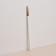 White makeup brush, beveled, 16.5 (+/- 1) cm, white color