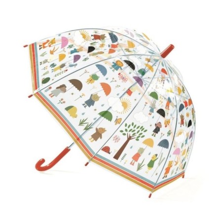 Umbrella Djeco "in the rain", 8 spokes