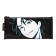 Penal Soft 1 department, 90x200, artificial leather, universal, black, Colorio "Anime Eyes"