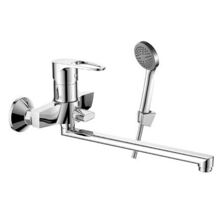 DecoroOM DR70043 bath mixer, two -wound, pour 272 mm, watering can, chrome