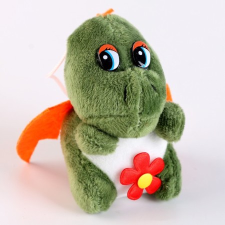 Suspension "Dragon" with a flower, 9 cm, color mix