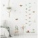 Stick Interior Color Rostomer "Birds in the nests on a tree" 50x70 cm
