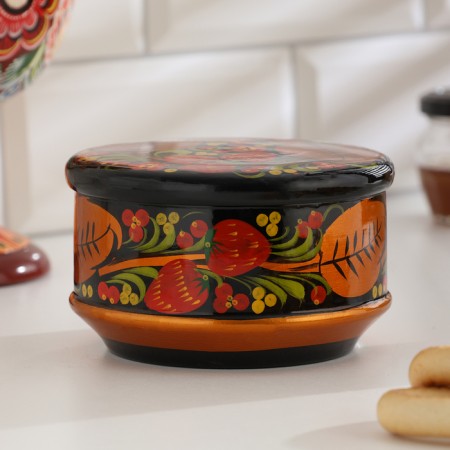 Box "Berry", large, 12-13 × 9-10 cm, Khokhloma-6