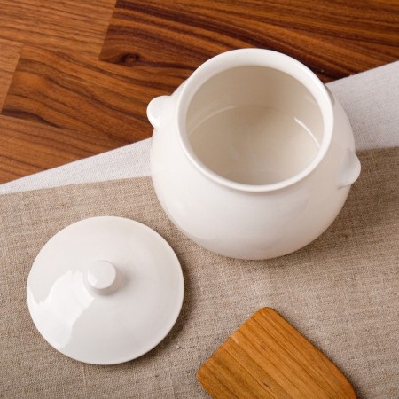 Pile for baking "drop", white, 0.6 l-1