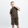 Set for a boy (shirt, shorts) minku color green, height 110