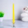 Antique candles, 2.3x 24.5 cm, 5 hours, 55 g, multi -colored