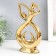 Souvenir Ceramics "Abstraction. Dance" Gold 29x16x6 cm