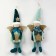 Suspension doll "Angel", species mix, blue color