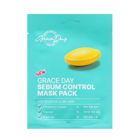 Class mask for the face Grace Day, Control of sebum, 27 ml