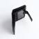 Women's wallet on the button, black color