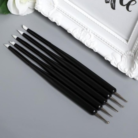 A set of tools for giving a “matte black” form 5 pcs 14.6 cm wood, metal, rubber-1