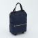 Road bag on wheels, external pocket, blue color