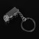 Cartage keychain, "truck", chrome