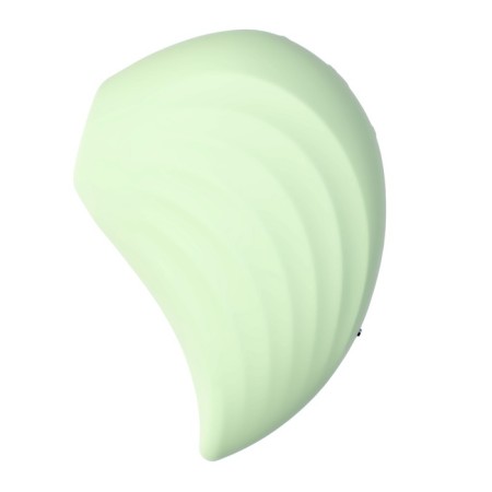 Vacuum-wave contactless stimulator of the Satiffyer Pearl Diver, silicone, green color-12