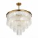 Ceiling Ceiling ST LUCE. SL1230.302.08. Stabia. 8x60 watts, E14, 60x60x75 cm, brass color