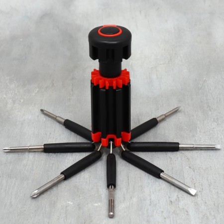 A set of auto accessories 2 in 1 "Golden Driver": a multi -tunnel and a flashlight on the head-13